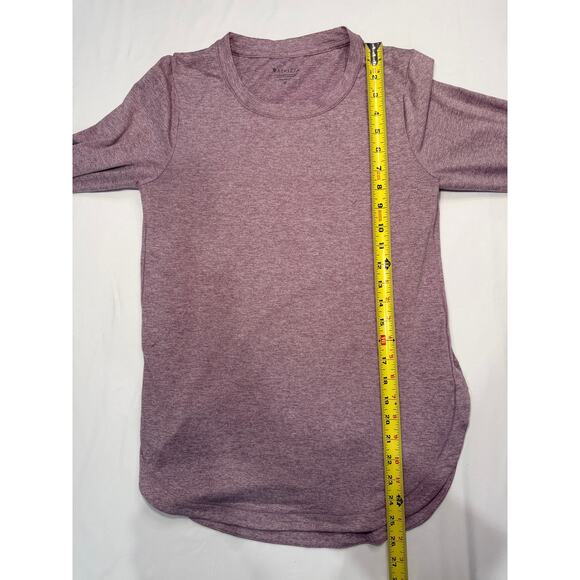 Athleta Uptempo Long Sleeve Top XS Heathered Red Thumbhole Activewear Base Layer - Picture 11 of 11